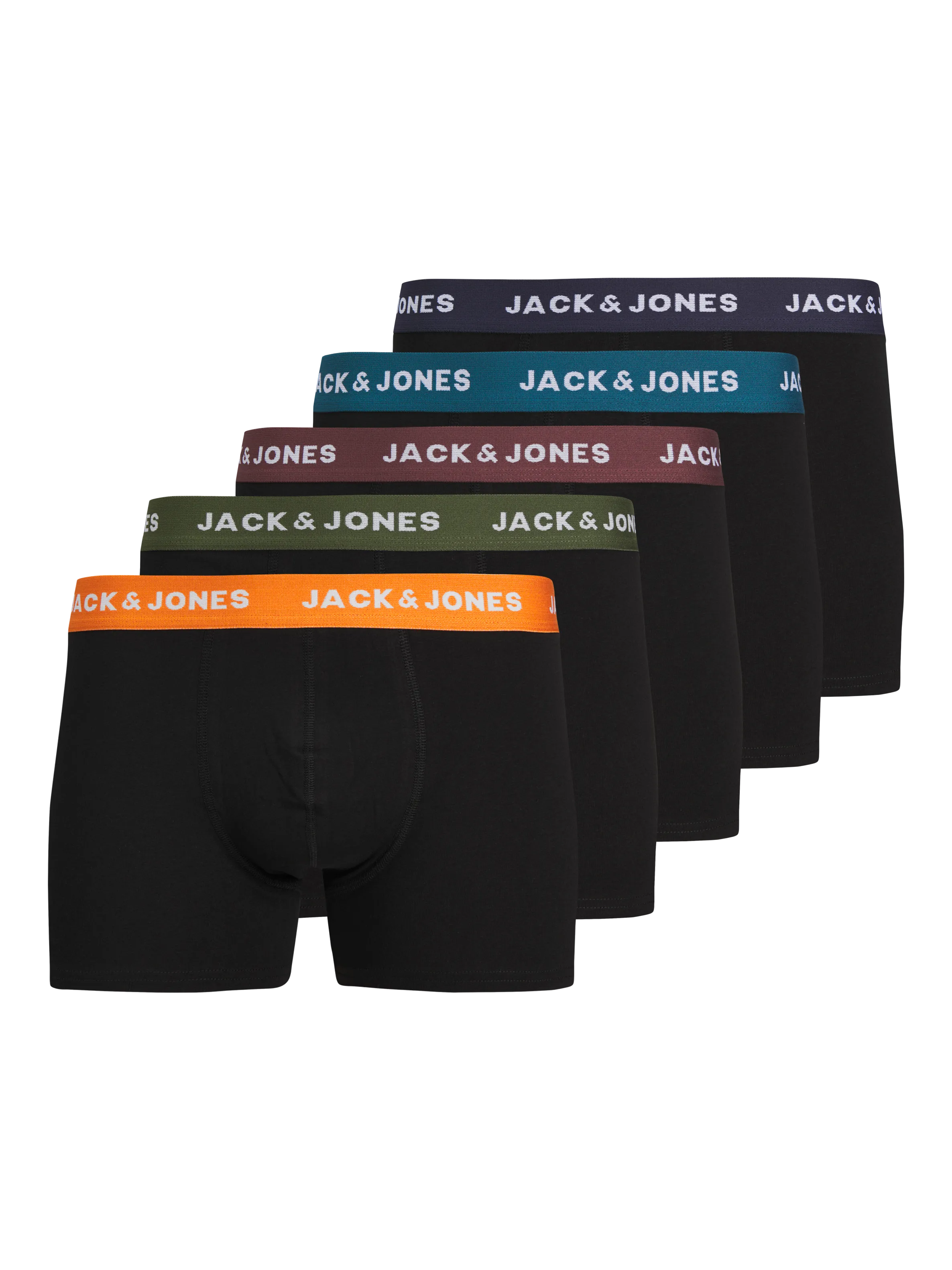 Paquete de 5 Bóxers Junior | Negro | Jack & Jones®
