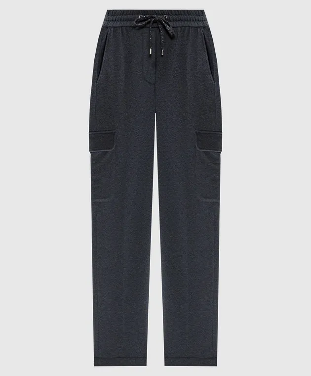 Peserico Gray cargo pants