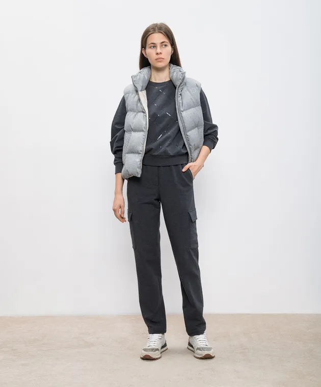 Peserico Gray cargo pants