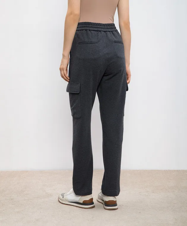 Peserico Gray cargo pants
