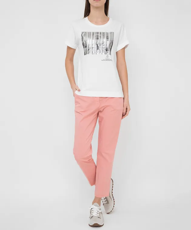 Peserico Pants with raw edges