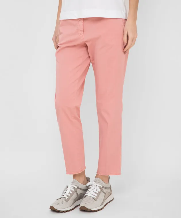 Peserico Pants with raw edges