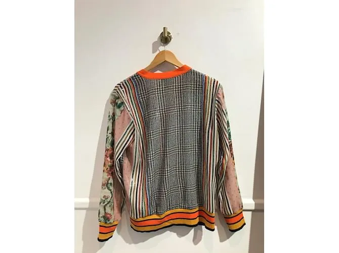 PIERRE LOUIS MASCIA Prendas de punto Camiseta.Internacional M Poliéster Multicolor 