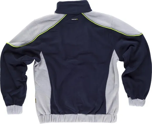 Polar linea 5 con cremallera Marino Gris Claro