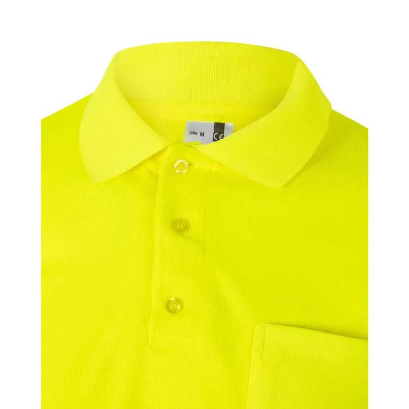 POLO ALTA VISIBILIDAD MANGA LARGA EN VARIOS COLORES  VELILLA