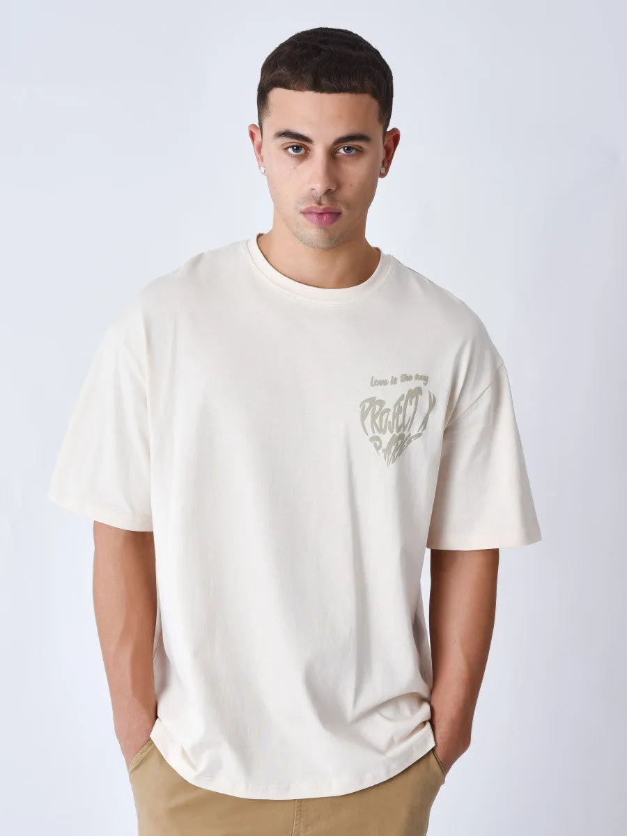 PROJECT X PARIS CAMISETA CORAZóN   TIZA