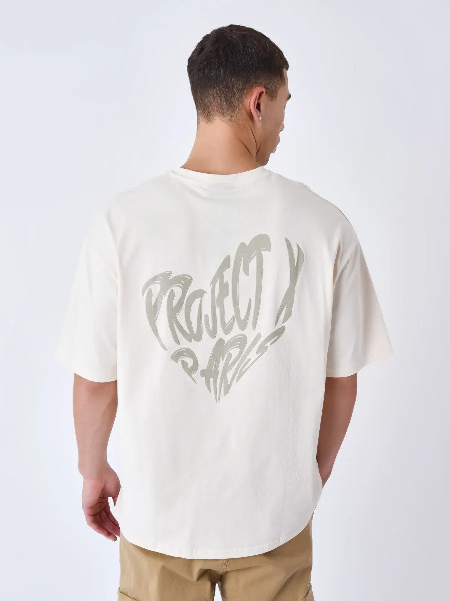 PROJECT X PARIS CAMISETA CORAZóN   TIZA