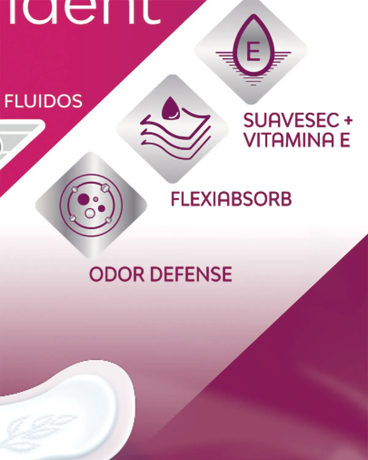 PROTECTORES NOSOTRAS VCONFIDENT LARGO X 48UND