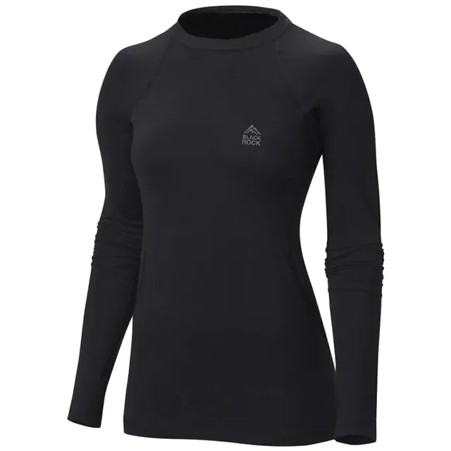 REMERA TERMICA BLACK ROCK NEGRO MUJER