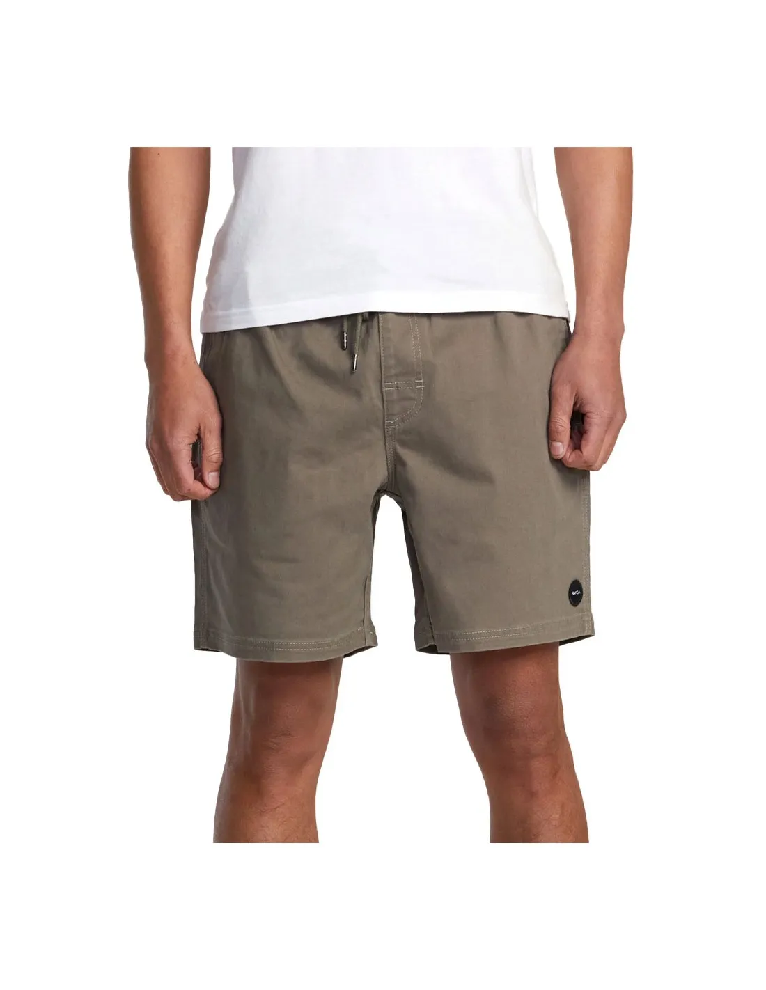 RVCA ESCAPE ELASSTIC SHORT MUSHROOM