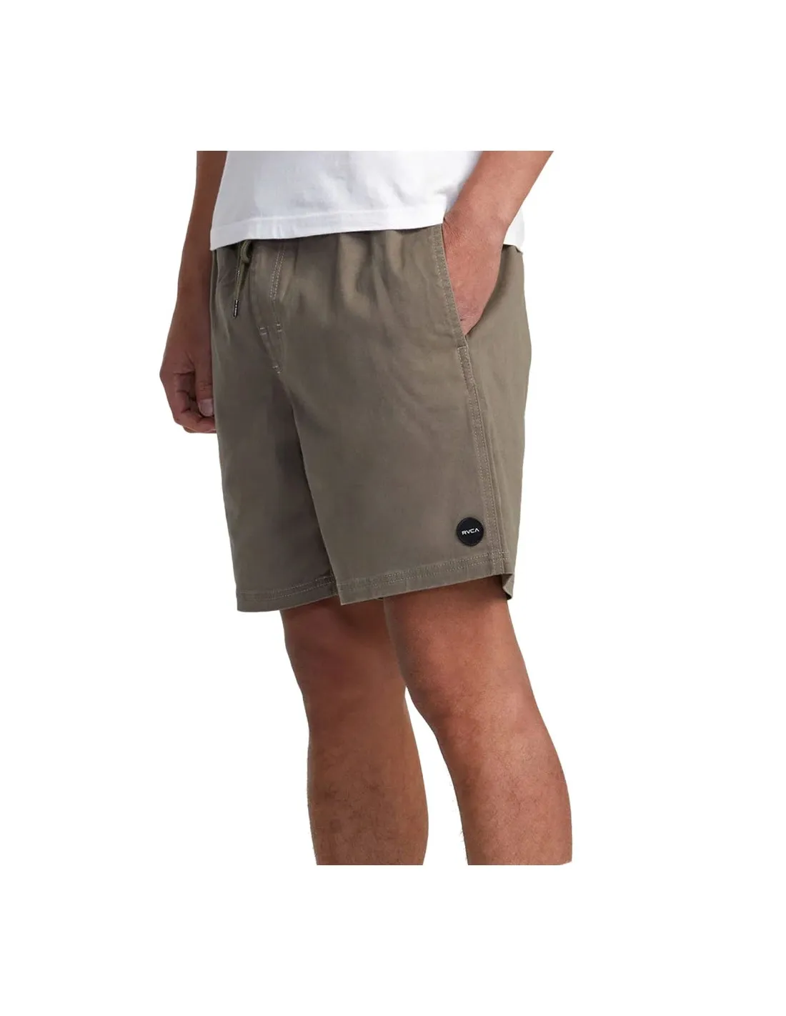 RVCA ESCAPE ELASSTIC SHORT MUSHROOM