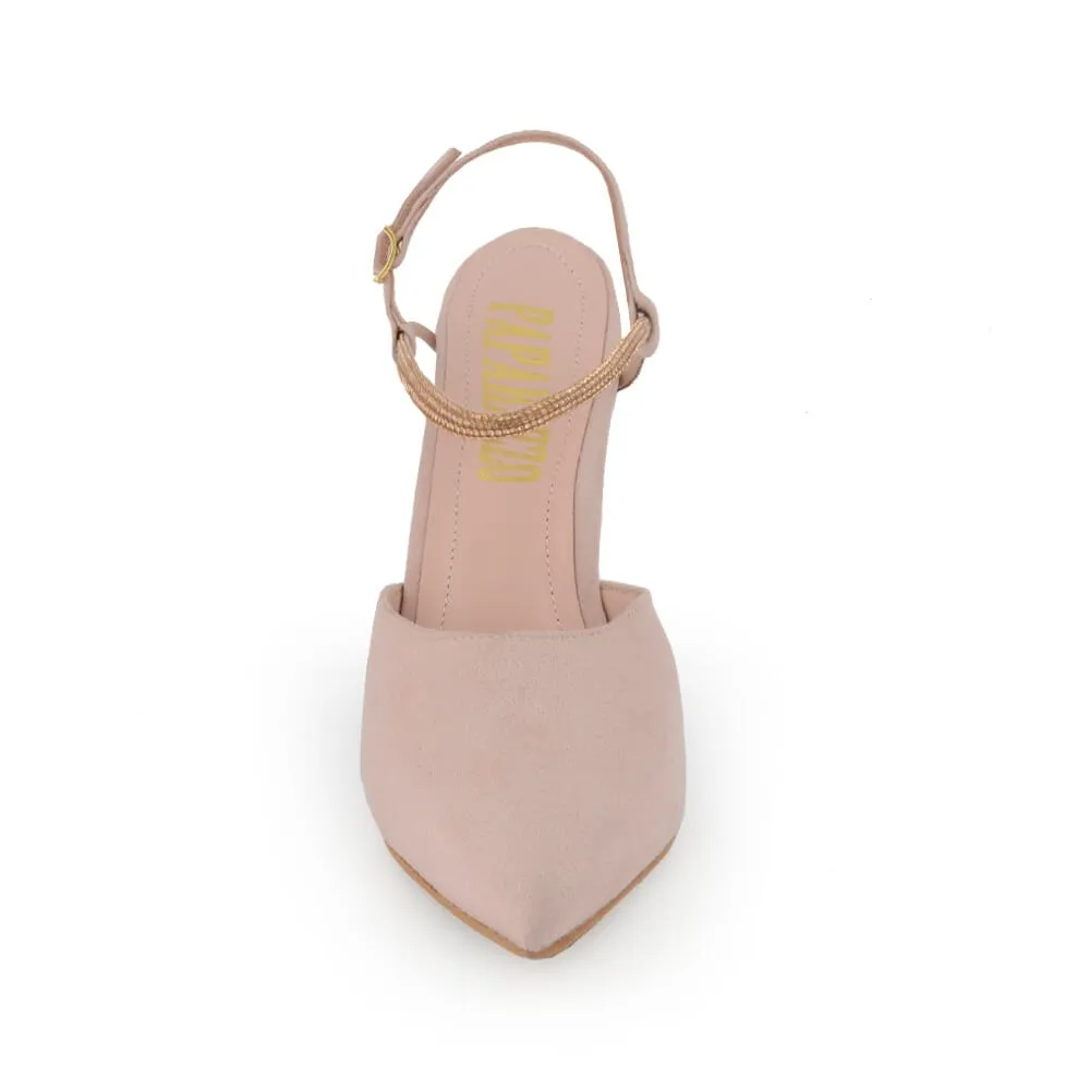 Sandalia de Ante Geraldton de color nude