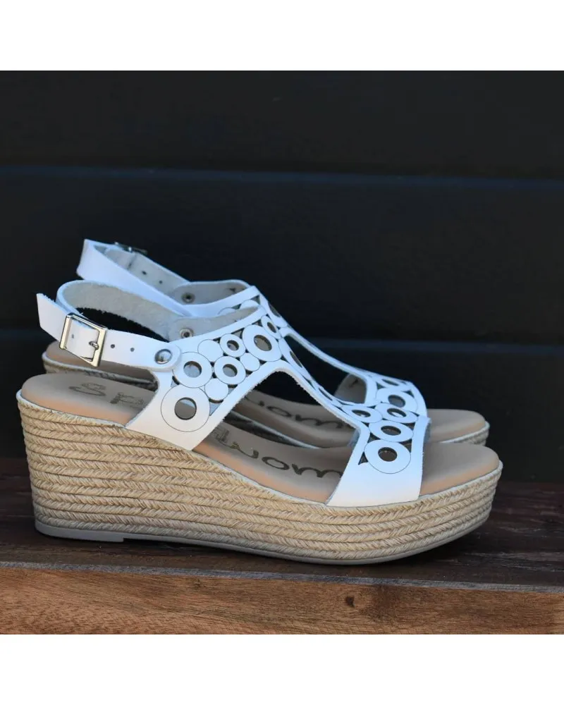 Sandalia de piel con plataforma SANDALS 4705
