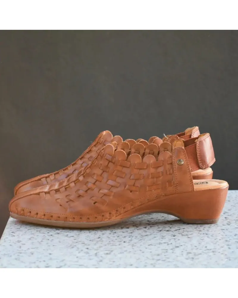 Sandalia OUTLET pikolinos TRENZADA 1553 romana Brandy