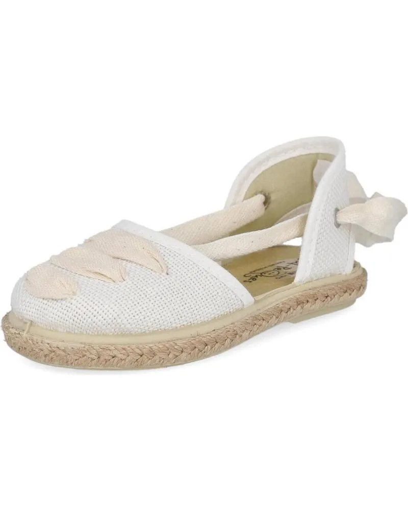 SANDALIAS L&R SHOES  DE NIñA LR SHOES VUL1006LC2 ZAPATILLAS VALEN  BLANCO