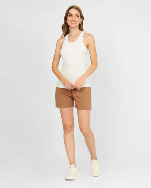 Short Mujer Alexa Marrón Roble
