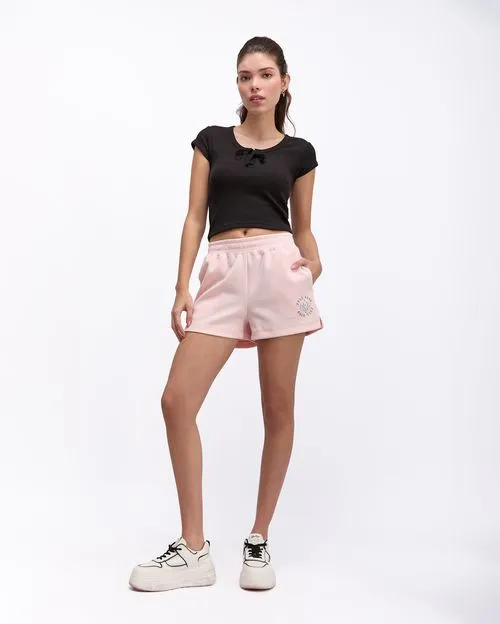 Short Mujer Lu Rosado Agua