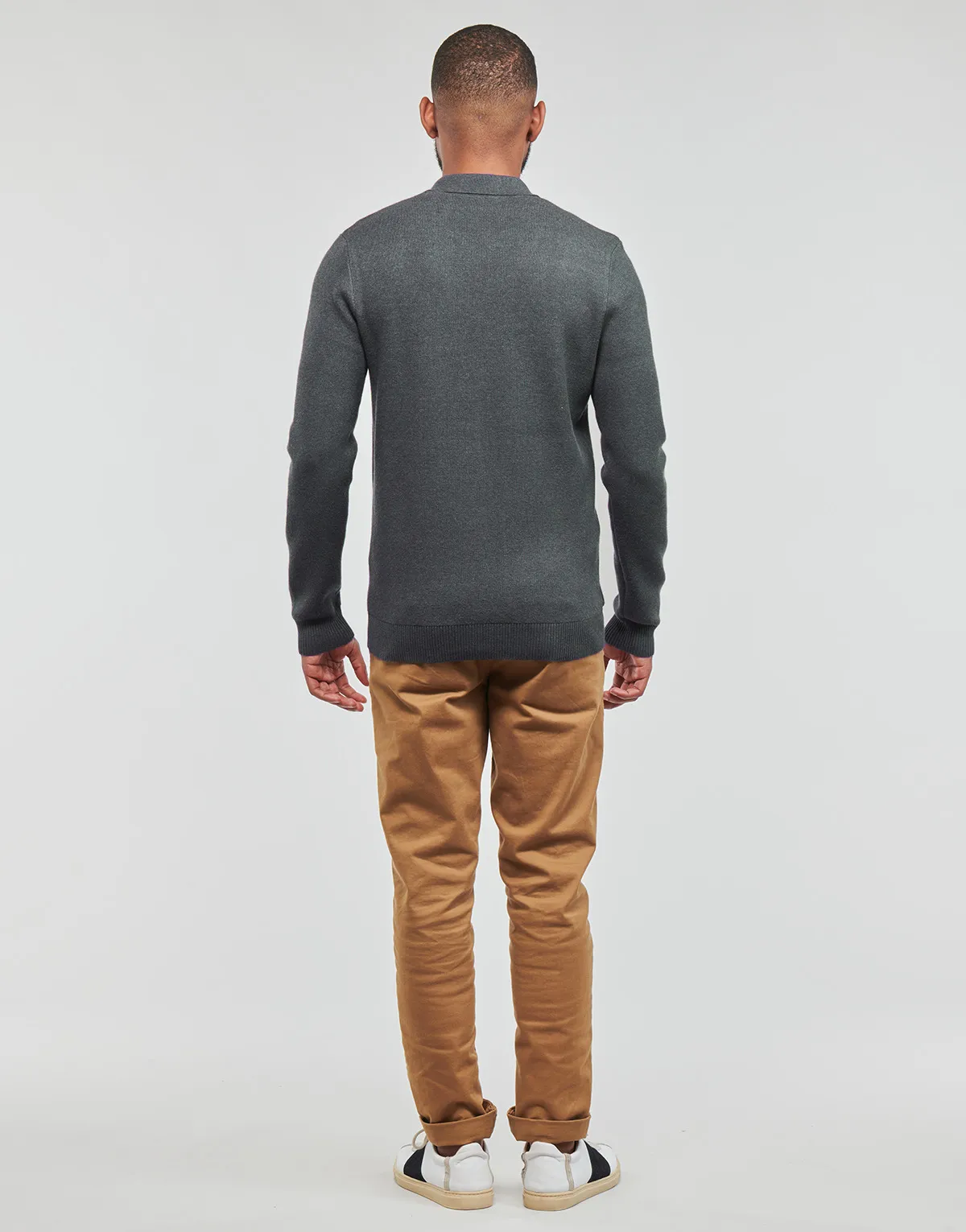 SLHTORONTO LS KNIT ZIP UP SHIRT