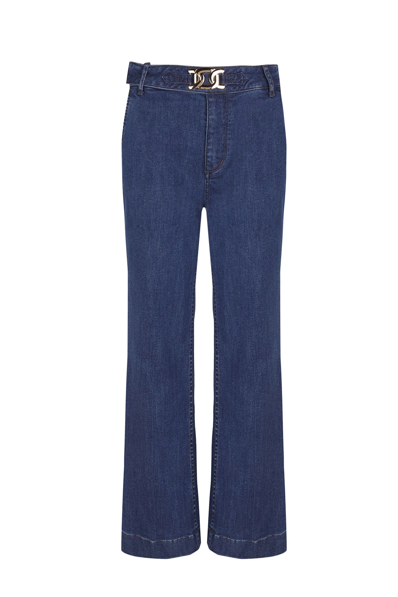 Straight cropped jeans