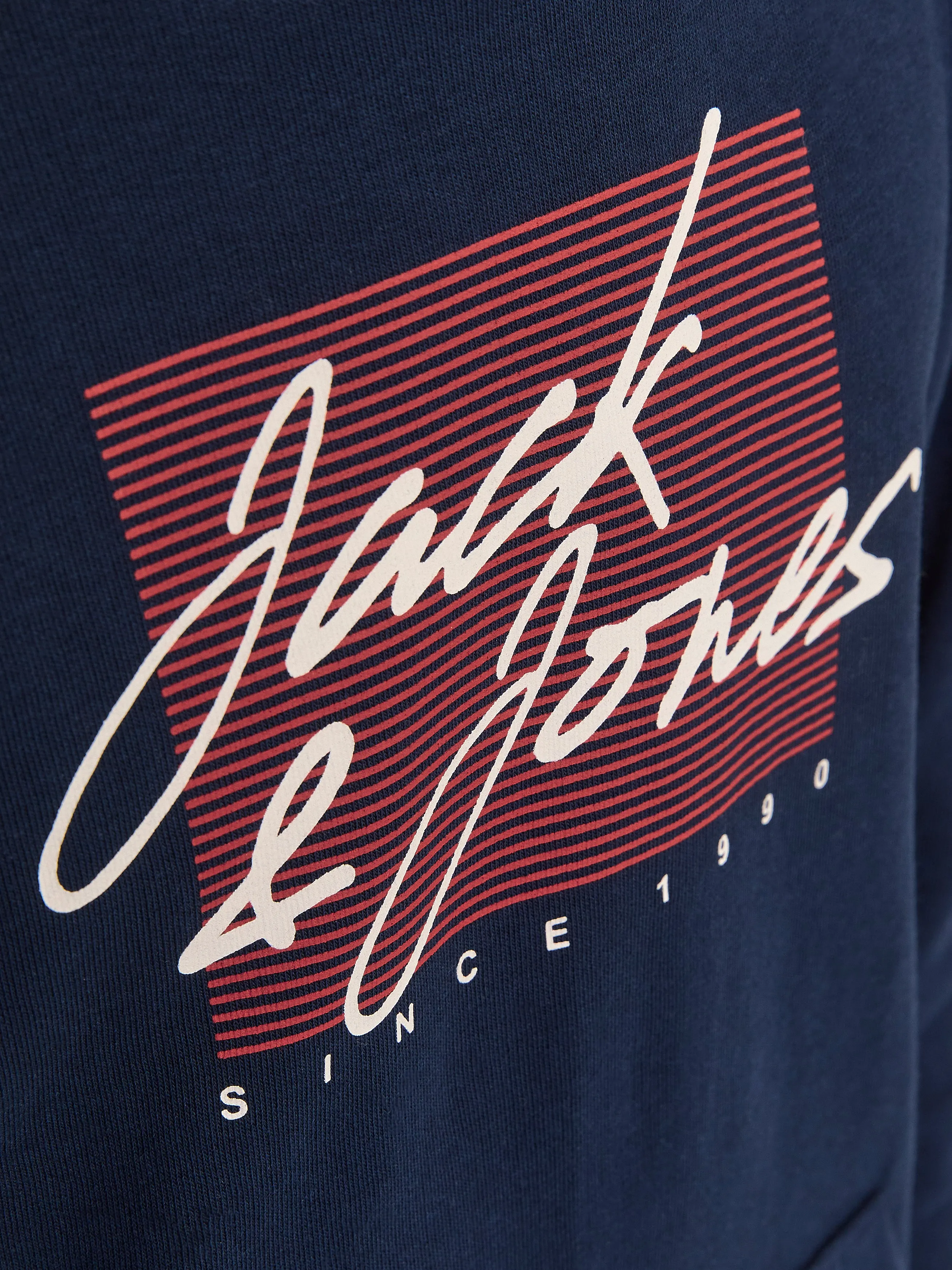 Sudadera con capucha Estampado Junior | Azul oscuro | Jack & Jones®