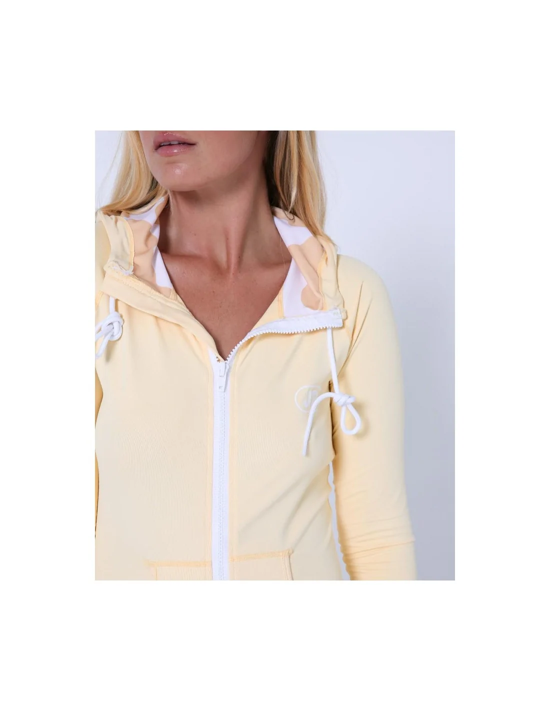 Sudadera Jetpilot Zahra L/S Ladies Hooded Rashie Yellow