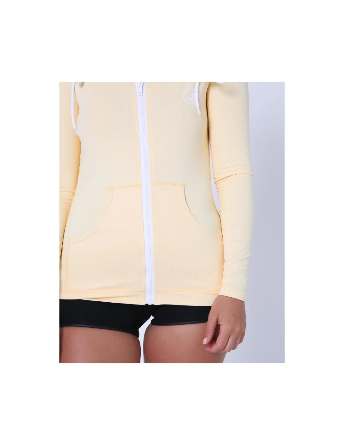 Sudadera Jetpilot Zahra L/S Ladies Hooded Rashie Yellow