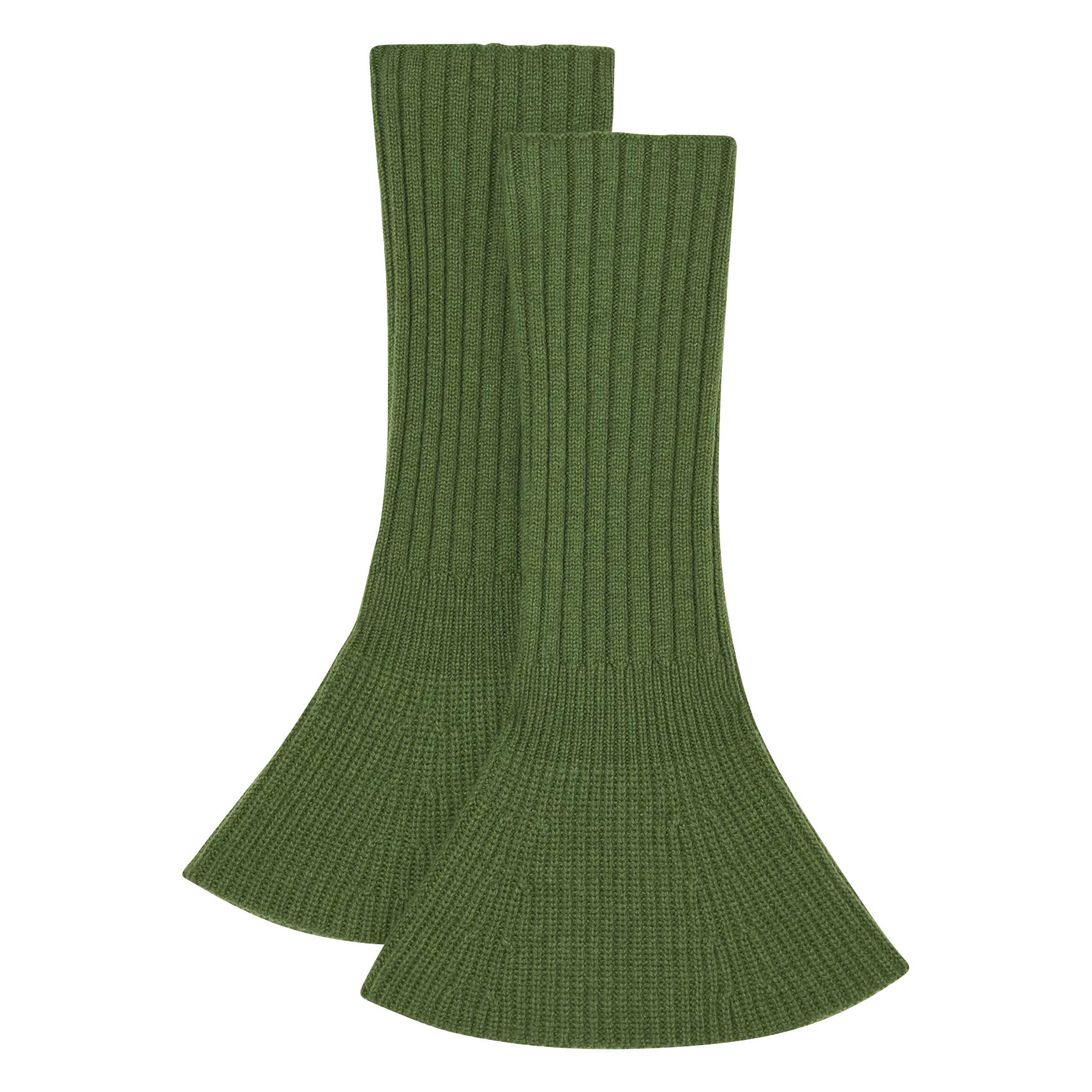 TARA JARMON ALMA  GUANTES DE LANA CON PUñOS EN VERDE