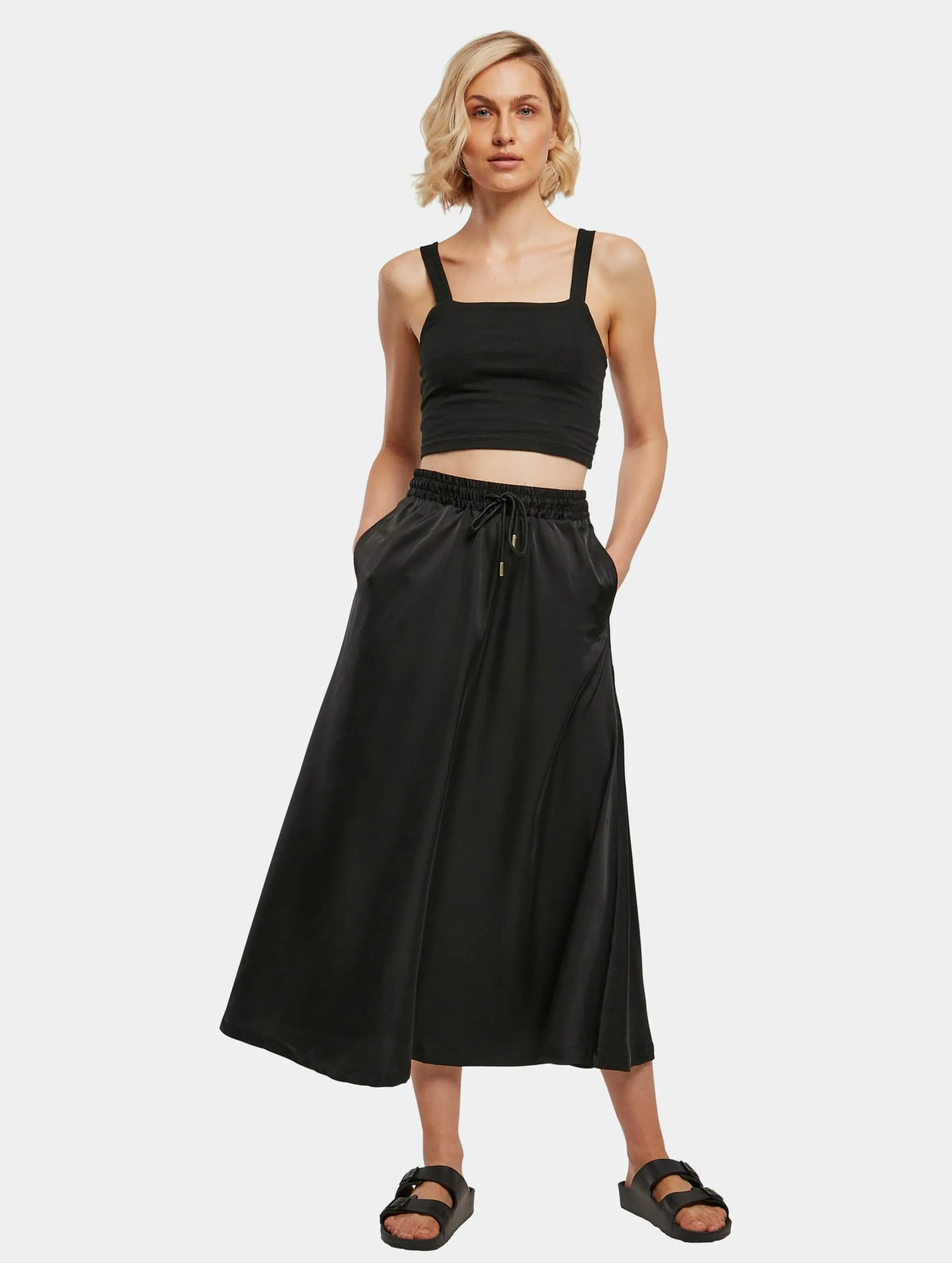 Urban Classics Ladies Satin Midi