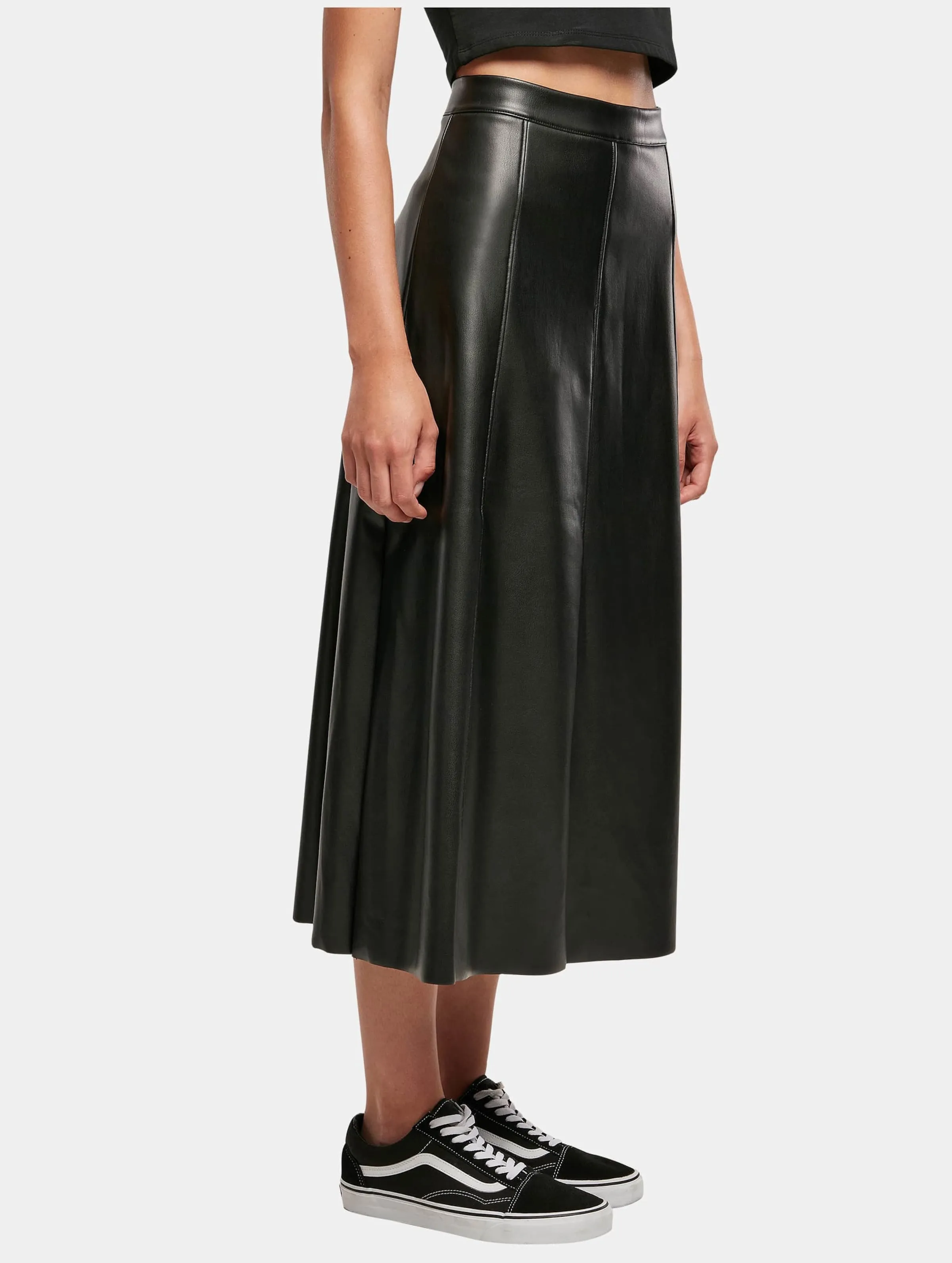 Urban Classics Ladies Synthetic Leather Midi