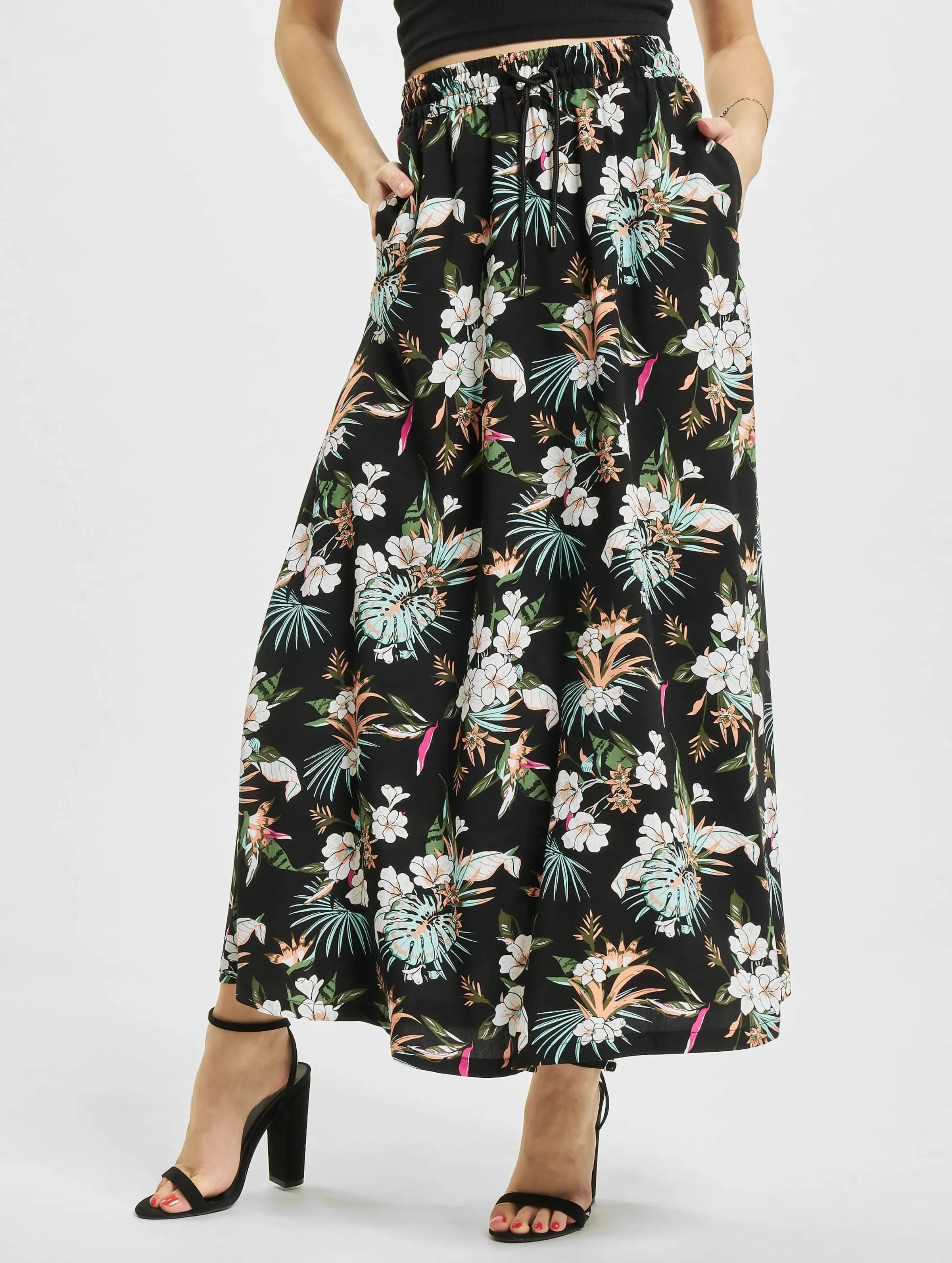 Urban Classics Ladies Viscose Midi Skirt