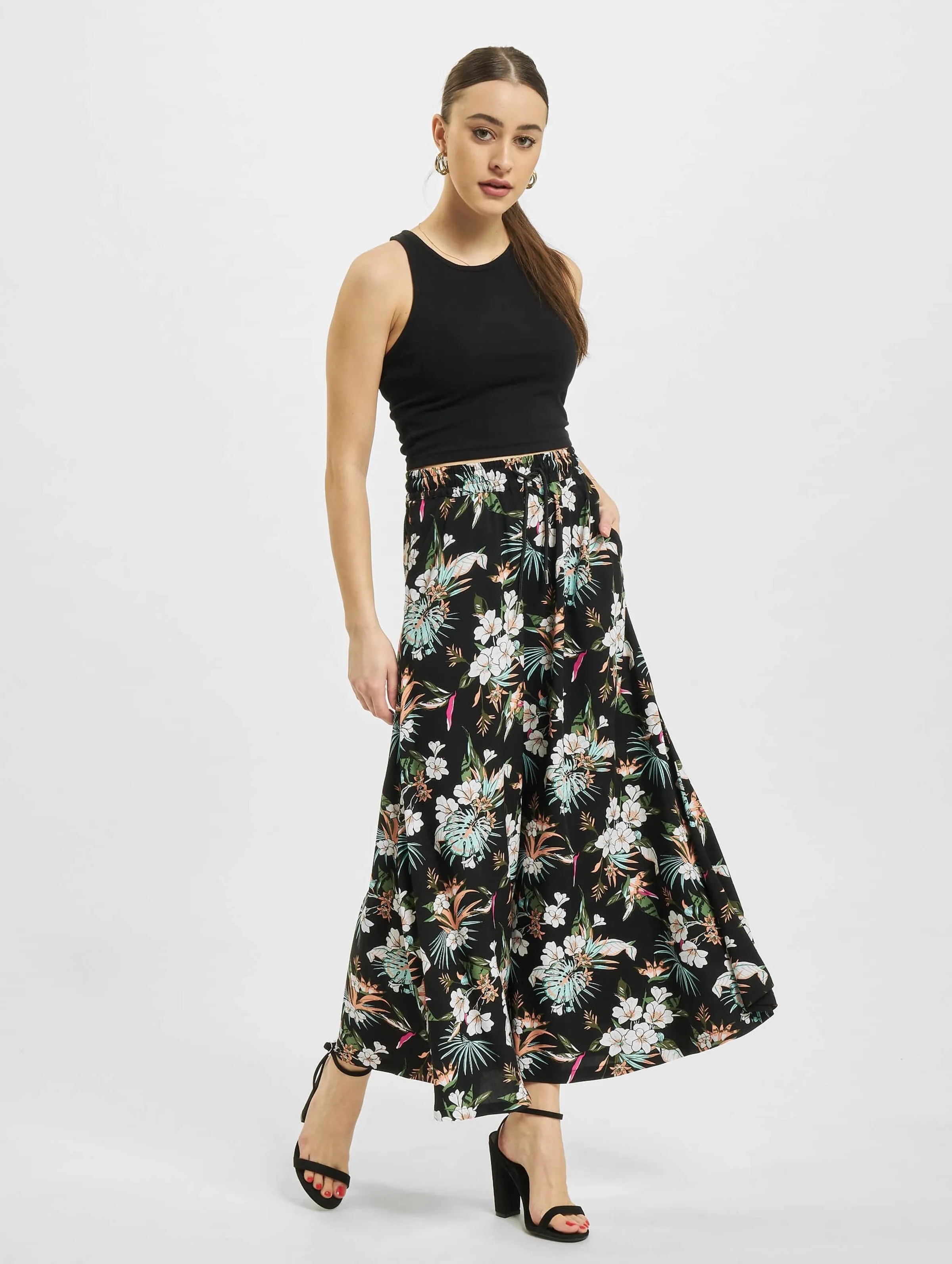 Urban Classics Ladies Viscose Midi Skirt