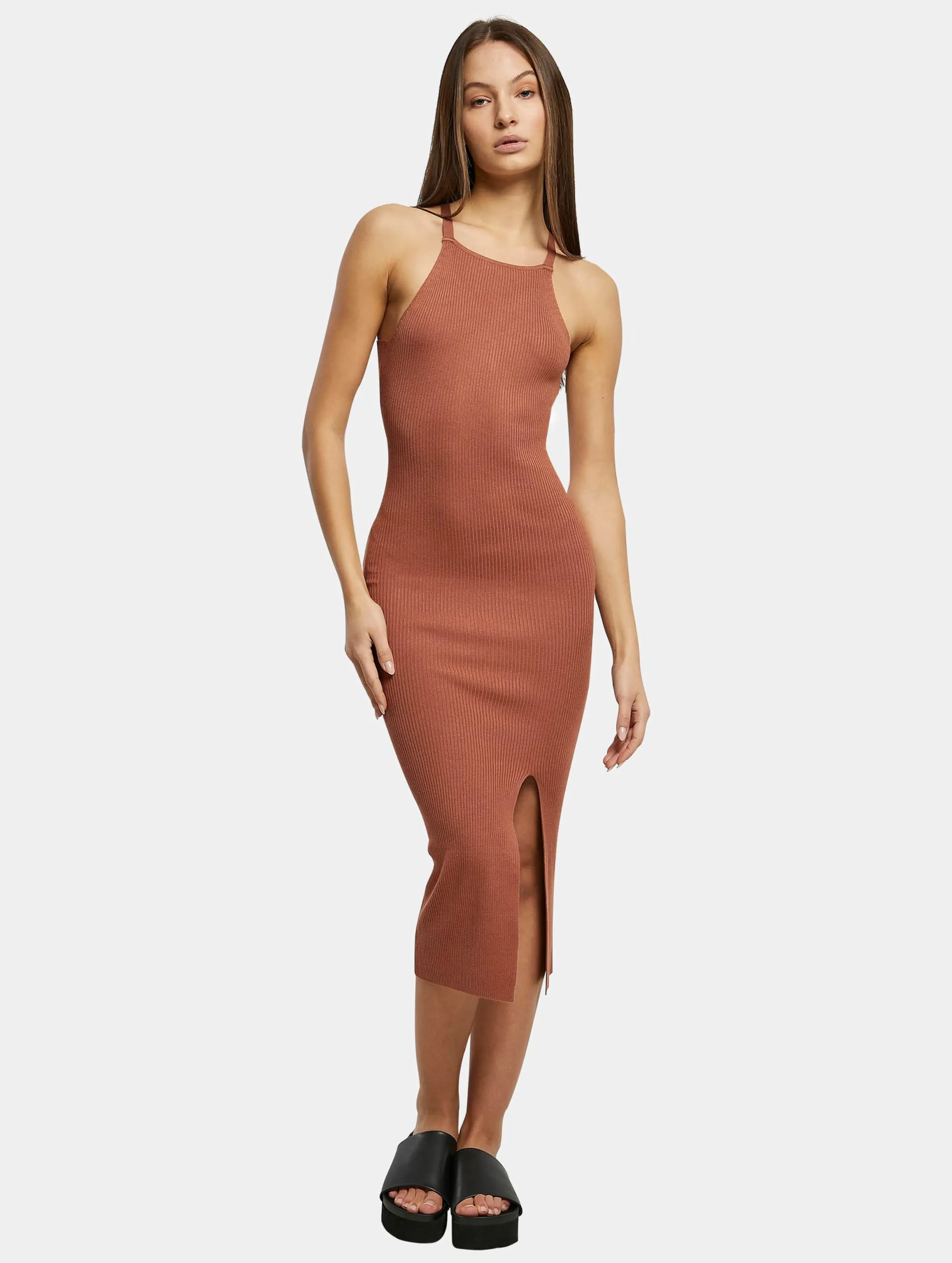 Urban Classics Midi Rib Knit Crossed Back
