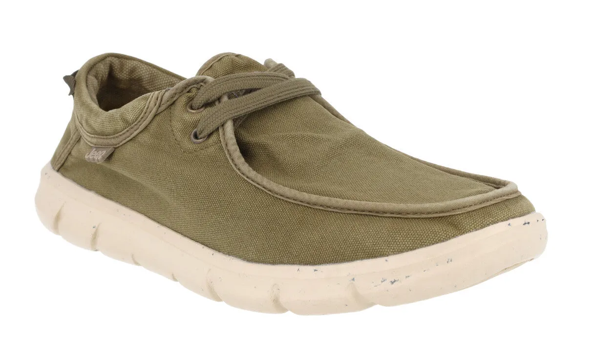 Wallabee para hombre en tejido vintage Jeep