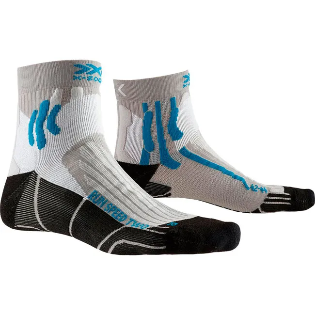 xsocks Run Speed Two Pearl Grey /opal Black