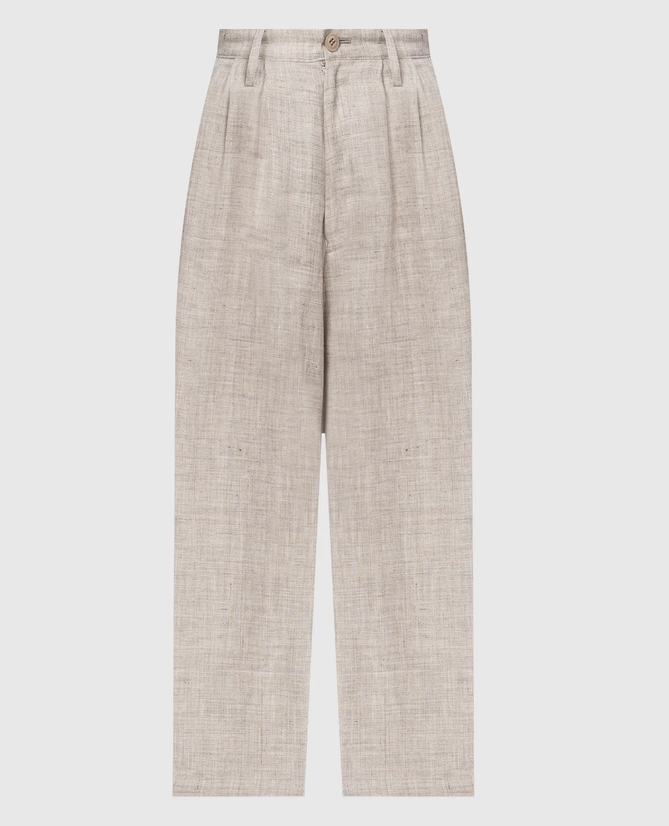 Y`S Yamamoto Beige linen pants