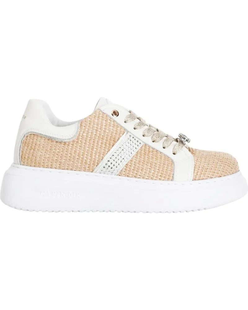 Zapatillas deporte CAFENOIR  de Mujer SNEAKERS DE RAFIA CON PEDRERIA CAFE NOIR DE MUJER MODELO C1D  MULTICOLOR