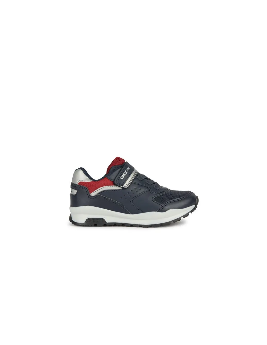 Zapatillas Geox Pavel Infantil Navy/Rojo