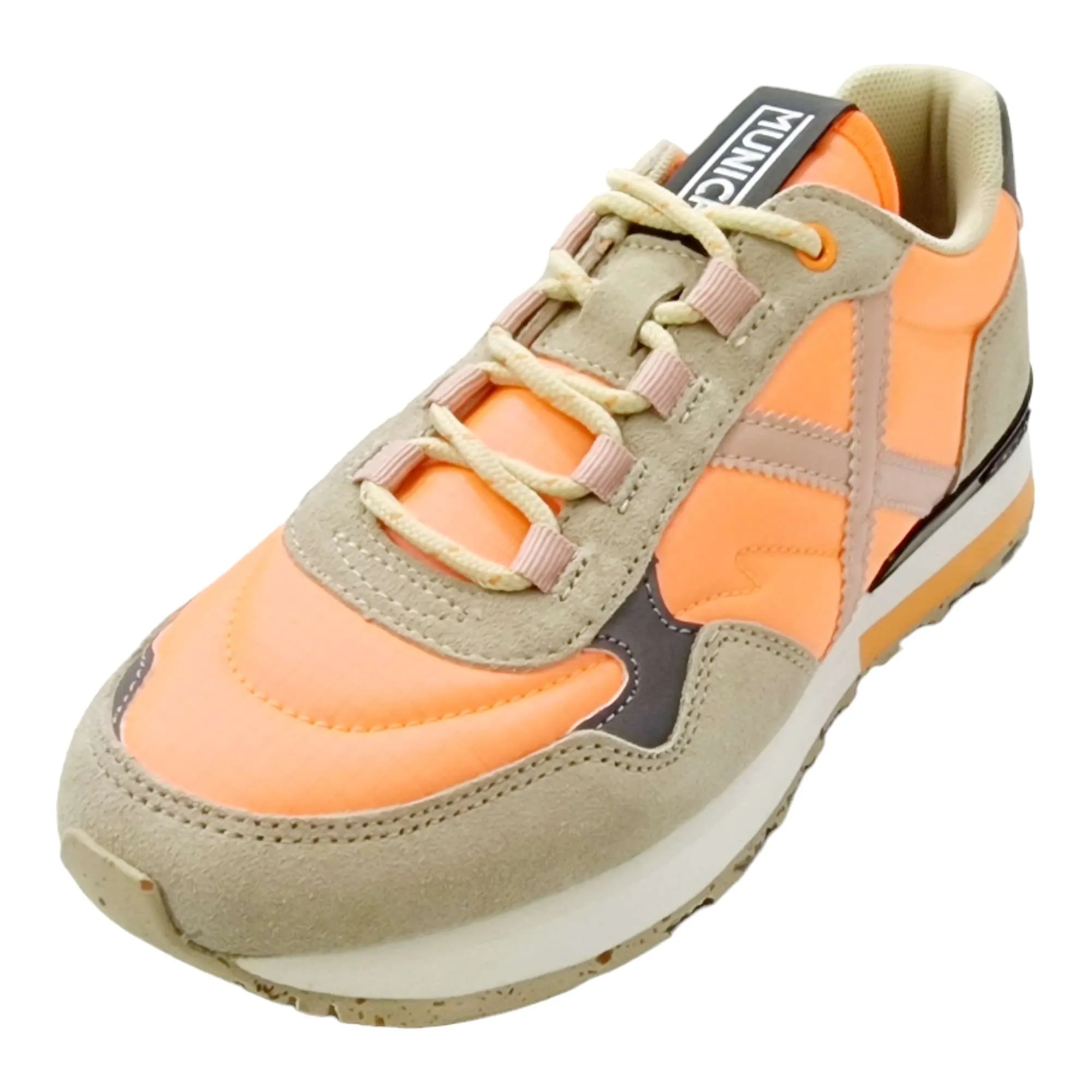 ZAPATILLAS MUNICH MUJER SUNSET 50 NARANJA