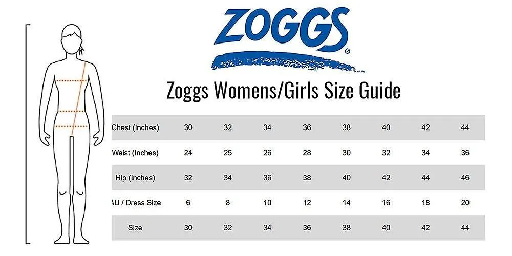 ZOGGS COTTESLOE LEGSUIT  BLACK  WOMENS